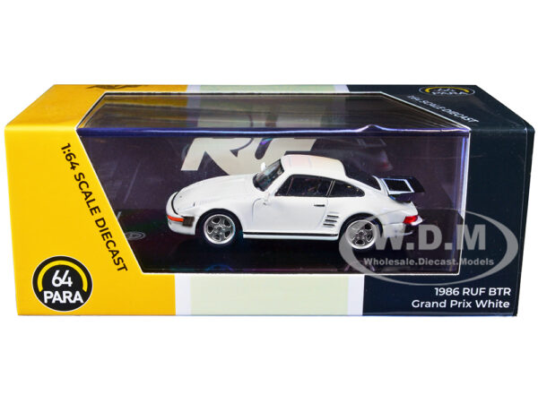 1986 RUF BTR Grand Prix White 1/64 Diecast Model Car by Paragon Models