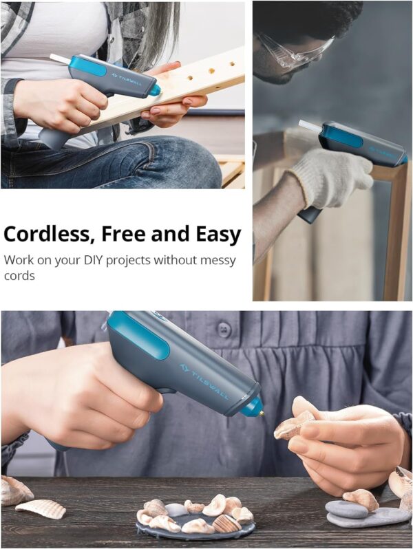 Tilswall Cordless Hot Glue Gun - Image 2