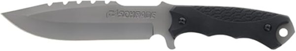 Schrade Delta Class Extreme Survival Fixed Blade 10.75in with 6in AUS-10 Steel Blade and Non-Slip Grip for Camping and Bushcraft - Image 2