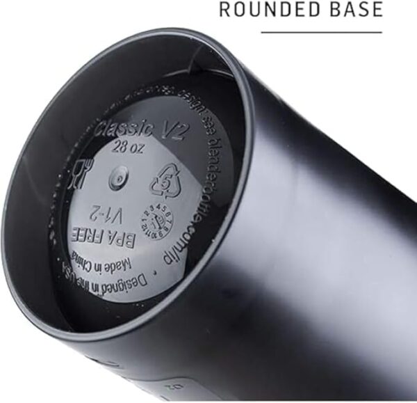 BlenderBottle Classic V2 Shaker Bottle Perfect for Protein Shakes and Pre Workout, 20-Ounce, Pebble Grey - Image 3