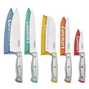 Cuisinart C77CR-10P 10pc Stainless Steel ColorCoreTM Color Rivet Set with Blade Guards