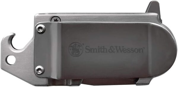 Smith & Wesson Benji 2.5in High Carbon S.S. Folding Keychain Knife with 1.75in Modified Tanto Blade and G10 Handle for Outdoor, Tactical, Survival and EDC,Black - Image 3