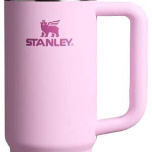 Stanley Quencher H2.0 Tumbler with Handle and Straw 30 oz | Flowstate 3-Position Lid | Cup Holder Compatible for Travel | Insulated Stainless Steel Cup | BPA-Free | Cherry Blossom