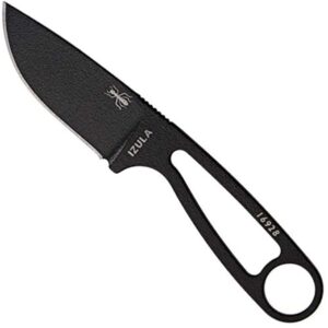 ESEE Izula Fixed Blade Knife w/Molded Polymer Sheath and Clip Plate