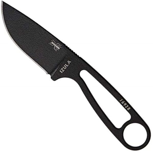 ESEE Izula Fixed Blade Knife w/Molded Polymer Sheath and Clip Plate