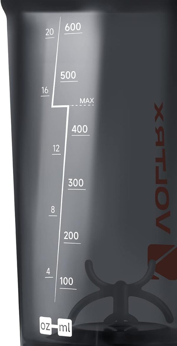 VOLTRX Electric Protein Shaker Bottle - USB Rechargeable Mixer Cup for Shakes and Meal Replacements, BPA-Free Tritan, 24oz - Image 6