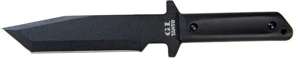 Cold Steel G.I. Tanto 7" Durable 1055 Carbon Steel Fixed Blade Tactical Outdoor Throwing Knife, 5" Handle w/ Polypropylene Scales, Integral Quillon Guard, Resistant Secure-Ex Sheath - Image 3
