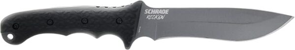 Schrade Delta Class Reckon Tini Fixed Blade with 1095 High Carbon Steel Blade, 6.4in Fixed Blade for Buschcrafting, EDC - Image 4