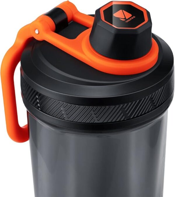 VOLTRX Electric Protein Shaker Bottle - USB Rechargeable Mixer Cup for Shakes and Meal Replacements, BPA-Free Tritan, 24oz - Image 4