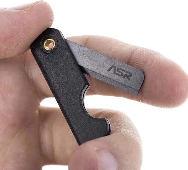 ASR Tactical Folding Ceramic Razor Blade, Micro EDC Escape Knife Survival Tool - Image 3