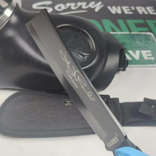 11.5" Machete, Portable Tactical Survival Rambo Knife for Camping, Outdoor, Garden Working - Image 3