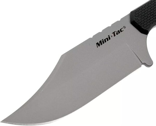 Cold Steel Mini Tac Bowie 3-5/8" Lightweight Durable 8Cr13MoV Stainless Steel Fixed Blade Clip Point Outdoor Hunting Utility Knife, Griv-Ex Handle, Secure-Ex Sheath - Boxed - Image 5