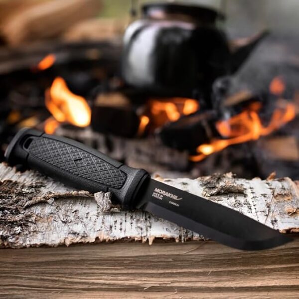 Morakniv Garberg Full Tang Fixed Blade Knife with Carbon Steel Blade - Image 4