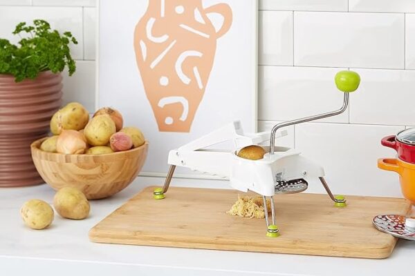 IBILI Mouli Rotary Cheese Grater 5-in-1 with Hand Crank | Made in Spain | Mandoline Slicer Vegetable Chopper for Parmesan Cheese, Nuts & Fruits | Includes 5 Stainless Steel Interchangeable Blades - Image 4