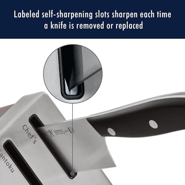 HENCKELS Statement Razor-Sharp 14-Piece Knife Set, German Engineered Knife Informed by over 100 Years of Mastery - Image 5