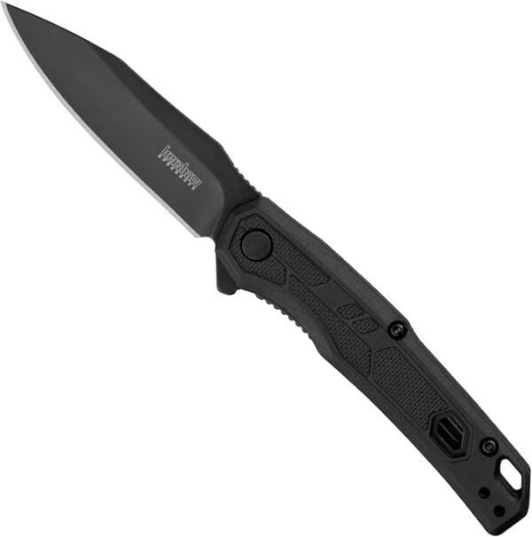 Kershaw Appa Folding Tactical Pocket Knife, SpeedSafe Opening, 2.75 inch Black Blade and Handle, Small, Lightweight Every Day Carry - Image 3