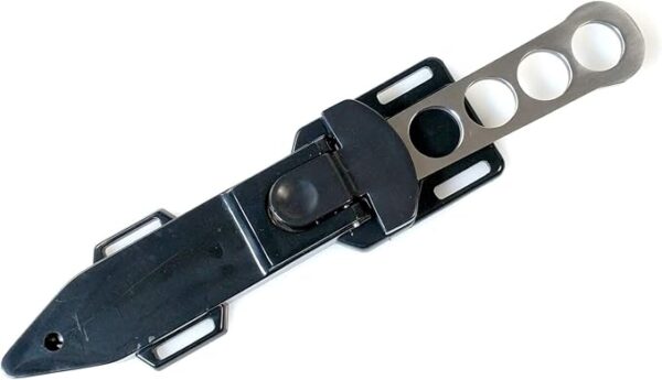 WarTech 8.75" Diving Survival Knife with Leg Strap Sheath - Image 2