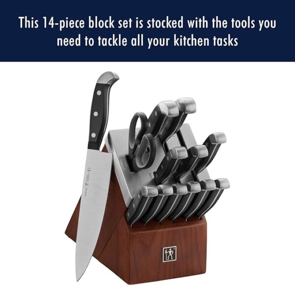 HENCKELS Statement Razor-Sharp 14-Piece Knife Set, German Engineered Knife Informed by over 100 Years of Mastery - Image 3