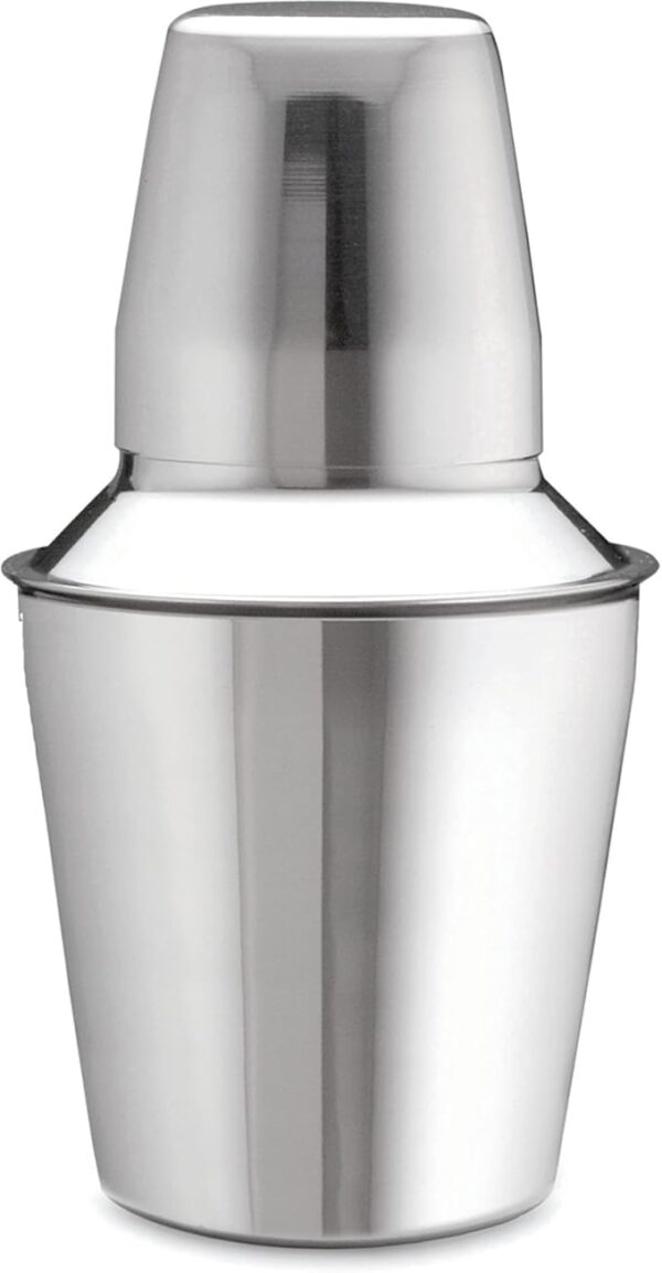 TableCraft 3-Piece Stainless Steel Cocktail Shaker, 8-Ounce - Image 2