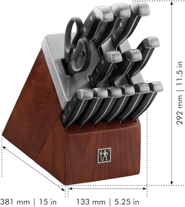 HENCKELS Statement Razor-Sharp 14-Piece Knife Set, German Engineered Knife Informed by over 100 Years of Mastery - Image 4