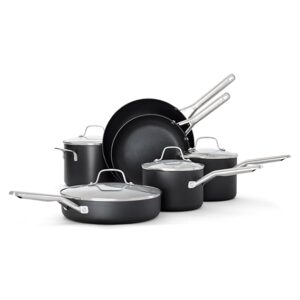 CalphalonÂ® Hard-Anodized Nonstick 10-Piece Cookware Set