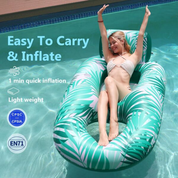 Inflatable Pool Floats Pool Lounger Float - Image 6