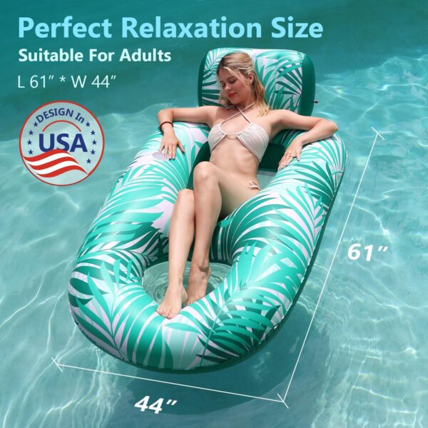 Inflatable Pool Floats Pool Lounger Float - Image 8