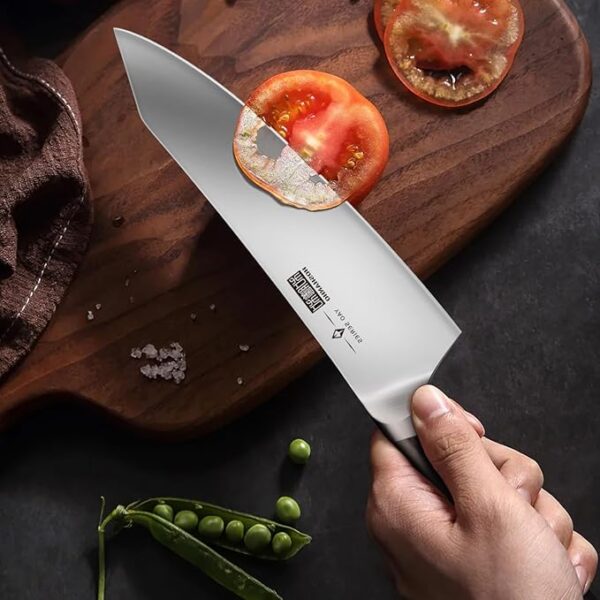 16-Piece Kitchen Knife Set with Block, Powder Steel High Carbon Steel Knife Block Set, Ultra Sharp Professional Chef Knife Set with Sharpener - Image 6