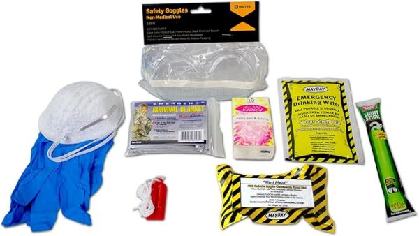 QuakeHOLD! Evacuation Essentials Plus Kit, Earthquake, Fire, Flood, Hurricane, Bug Out Bag, 5-Year Food, 5-Year Water, Emergency Preparedness Kit, Compact Survival Bag For Office, Home, Car, 1 Pack - Image 4