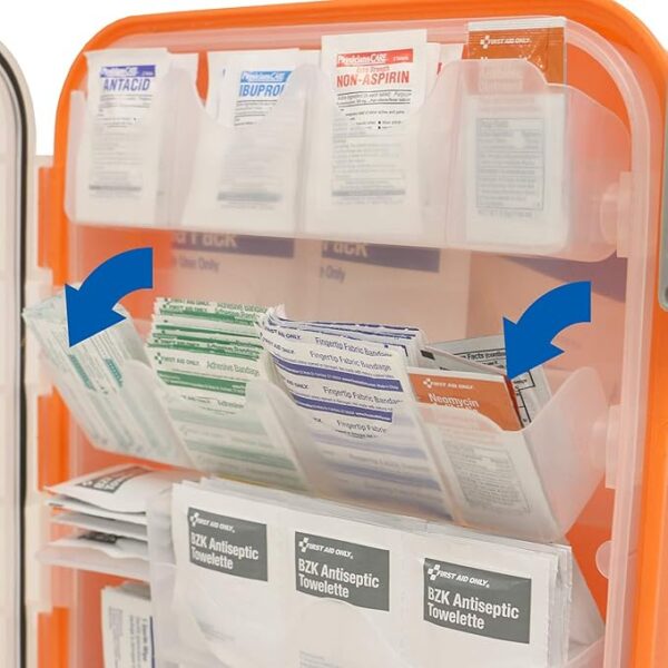 24/7 First Aid OSHA Compliant First aid Kit, All-Purpose 100-Person Emergency First Aid Kit for Business, Home, and Car in Plastic Case with Easy-Slide Latches, 336 Pieces - Image 6