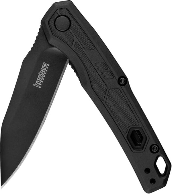 Kershaw Appa Folding Tactical Pocket Knife, SpeedSafe Opening, 2.75 inch Black Blade and Handle, Small, Lightweight Every Day Carry - Image 2