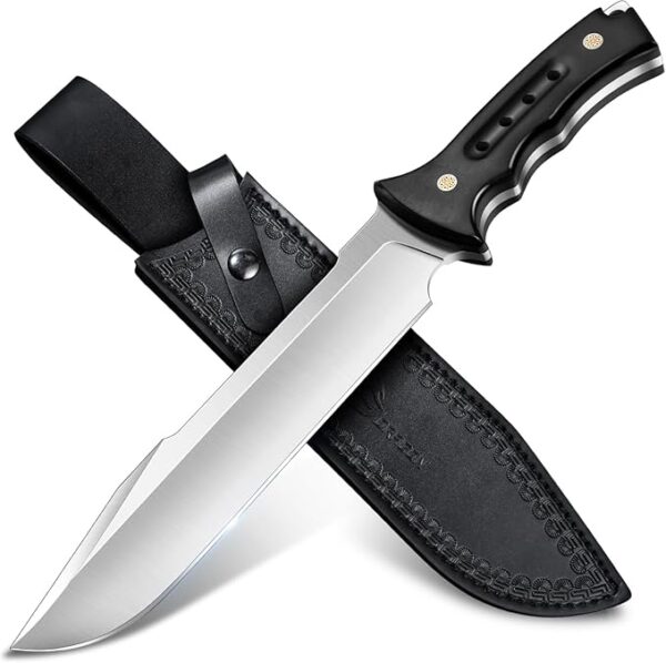 Purple Dragon Machete for Cutting Trees Heavy Duty - Fixed Blade Knife for Yard Work, Garden Clearing, Outdoor Survival, Bushcraft, Camping, Hunting â Includes Sheath - Image 2