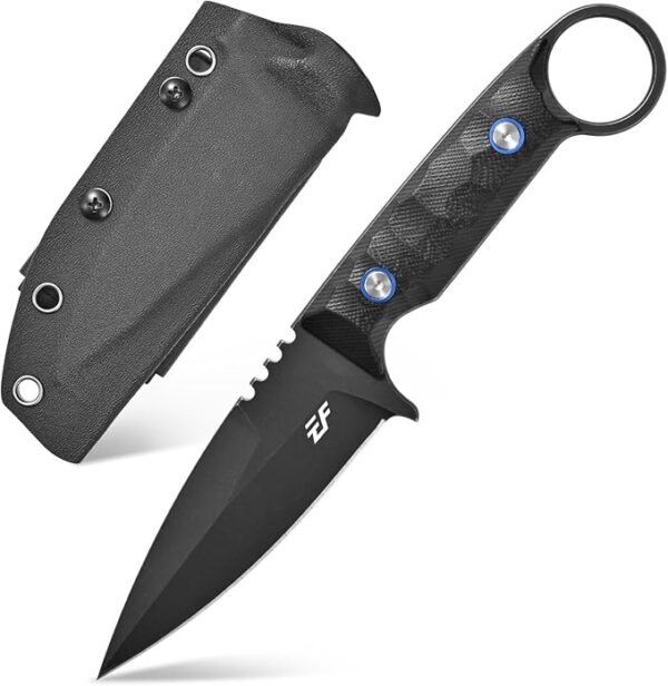 Eafengrow EF152 Fixed Blade Knife K110 Steel Blade G10 Handle Full Tang EDC Tool Knife for Outdoor Working Camping Hiking - Image 2