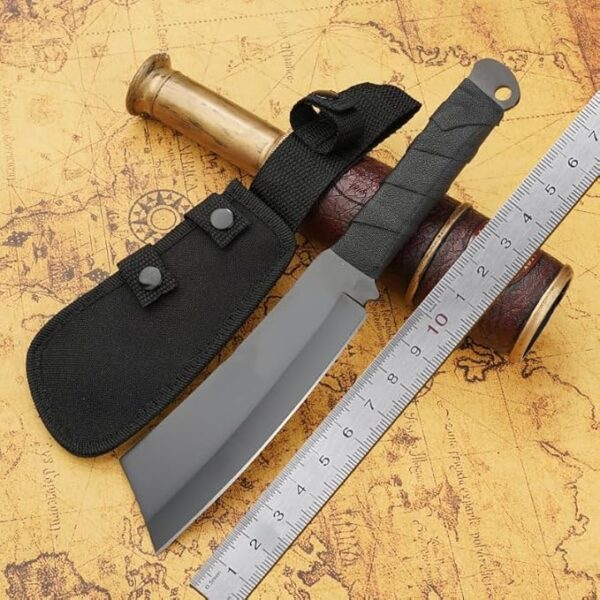 11.5" Machete, Portable Tactical Survival Rambo Knife for Camping, Outdoor, Garden Working - Image 5