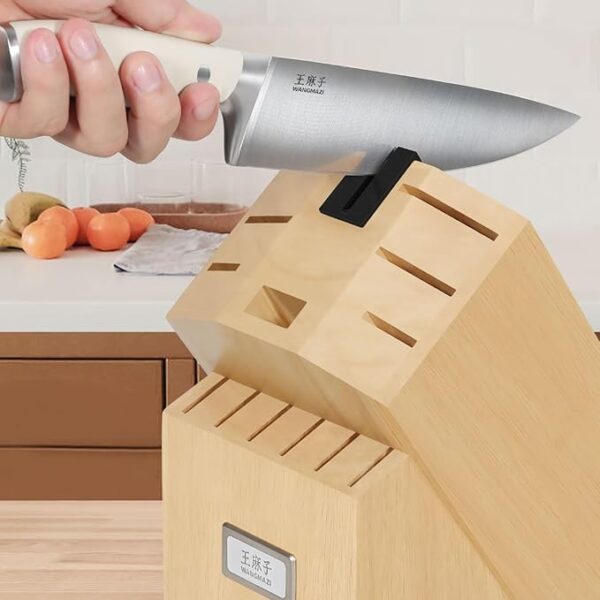 Premium Knife Set,High Carbon Stainless Steel Forged,Sharp Knives Set for Kitchen,Triple-rivet Ergonomic Handle,Hundreds Years of Masterful Craftmanship(Ivory,15PCS) - Image 5
