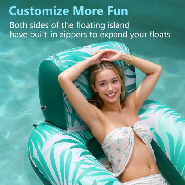 Inflatable Pool Floats Pool Lounger Float - Image 2