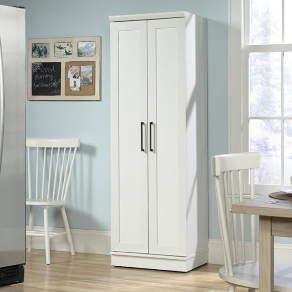 Sauder HomePlus Storage Cabinet/ Pantry cabinets, Soft White finish - Image 3