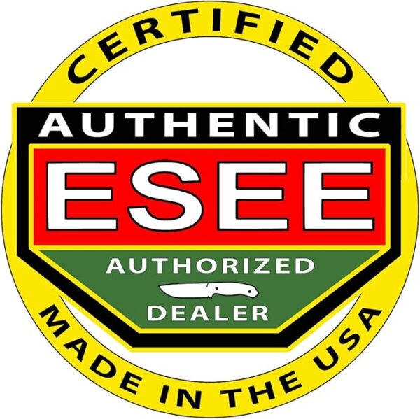 ESEE 4P Survival Knife - Field Tested Fixed Blade Knife with Molded Polymer Sheath & Clip Plate, Full Tang, Plain Edge - Durable Outdoor Camping Blade with Sheath for Survival - Image 5