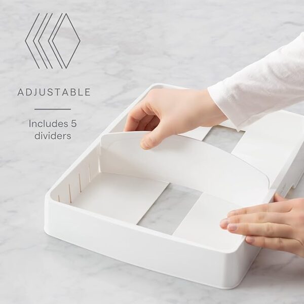 YouCopia StoraLid Adjustable Food Container Lid Organizer for Kitchen Cabinet Storage, Large - Image 6