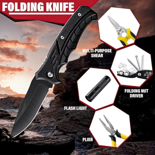 Golden Bird Survival Shovel Set - Multi-Tool Folding Camping Shovel with Carrying Case for Outdoor, 30 Inch Lengthened Handle Tactical Shovels, Off-Road, Gardening, Beach, Sand & Snow, Car Emergency - Image 5