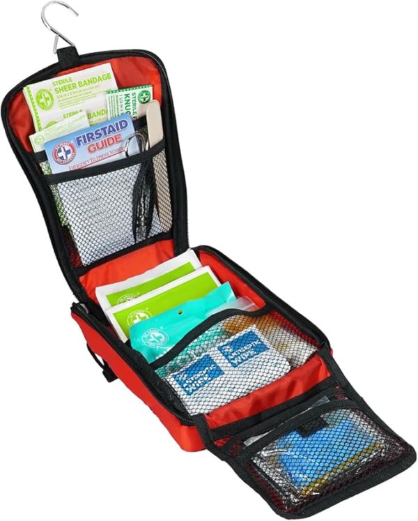 Be Smart Get Prepared 330 Piece First Aid Kit, All-Purpose: Clean, Treat, Protect Minor Cuts, Scrapes, Home, Office, Car, School, Travel, Emergency, Survival, Outdoor, Camping & Sports, FSA HSA - Image 3