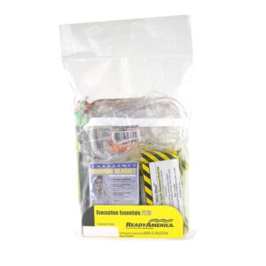 QuakeHOLD! Evacuation Essentials Plus Kit, Earthquake, Fire, Flood, Hurricane, Bug Out Bag, 5-Year Food, 5-Year Water, Emergency Preparedness Kit, Compact Survival Bag For Office, Home, Car, 1 Pack