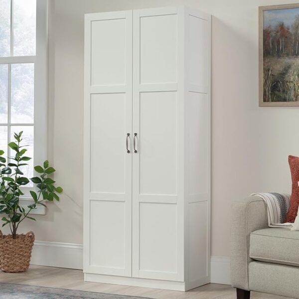 Sauder Select Storage Cabinet/ Pantry cabinets, White finish - Image 4