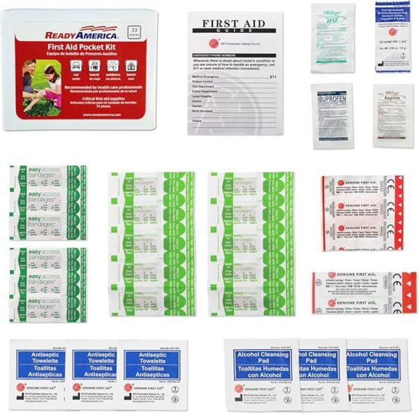 Ready America 72 Hour Emergency Kit, 1-Person, 3-Day Tote, Includes First Aid Kit, Survival Blanket, Emergency Food, Portable Disaster Preparedness Go-Bag for Earthquake, Fire, Flood - Image 3