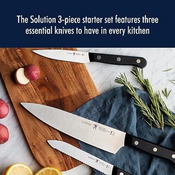 HENCKELS Solution 3-pc Starter Knife Set - Image 3
