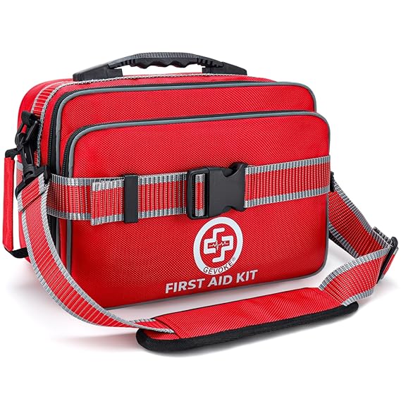 Professional 500 Piece Emergency First Aid Kit for Home, Car, Travel, Camping, Truck, Hiking, Sports, Office, Vehicle & Outdoor Emergencies - Emergency Medical Kit, Large First Aid Kit Survival
