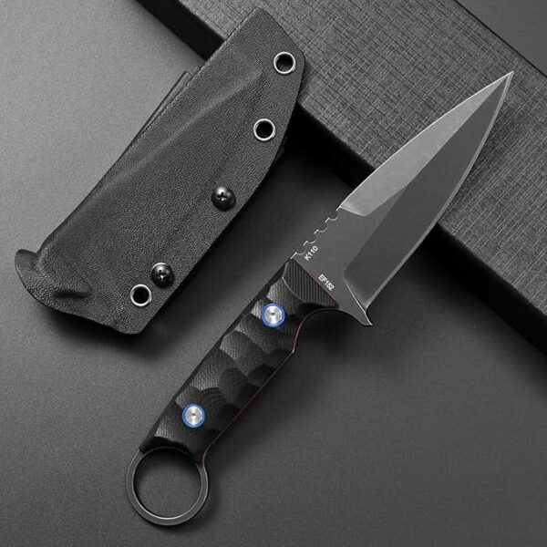 Eafengrow EF152 Fixed Blade Knife K110 Steel Blade G10 Handle Full Tang EDC Tool Knife for Outdoor Working Camping Hiking - Image 4