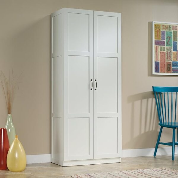 Sauder Select Storage Cabinet/ Pantry cabinets, White finish - Image 5