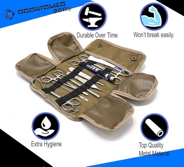 OdontoMed2011 20 PC U.S. Military Style Surplus Emergency/Survival Kit - Bleed CONTOL Kit - Military Style First Aid Kit - Molle Pouch MLT-04 - Image 3