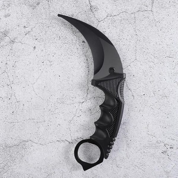 Karambit Knife Fixed Blade Tactical Camping Tool, 2 Pieces Stainless Steel Outdoor Hunting Knife with Sheath and Cord, Suitable for Hiking, Adventure, Survival and Collection (Black&Red) - Image 5